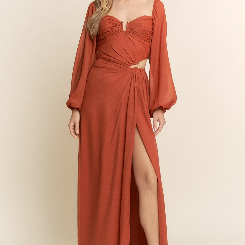 Vestido Sevilla Ocre