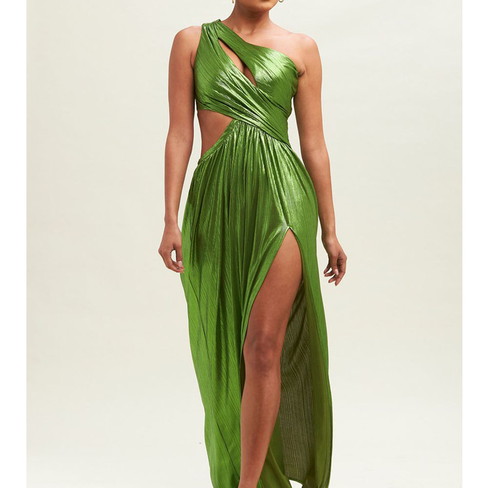 Vestido Metálico Verde