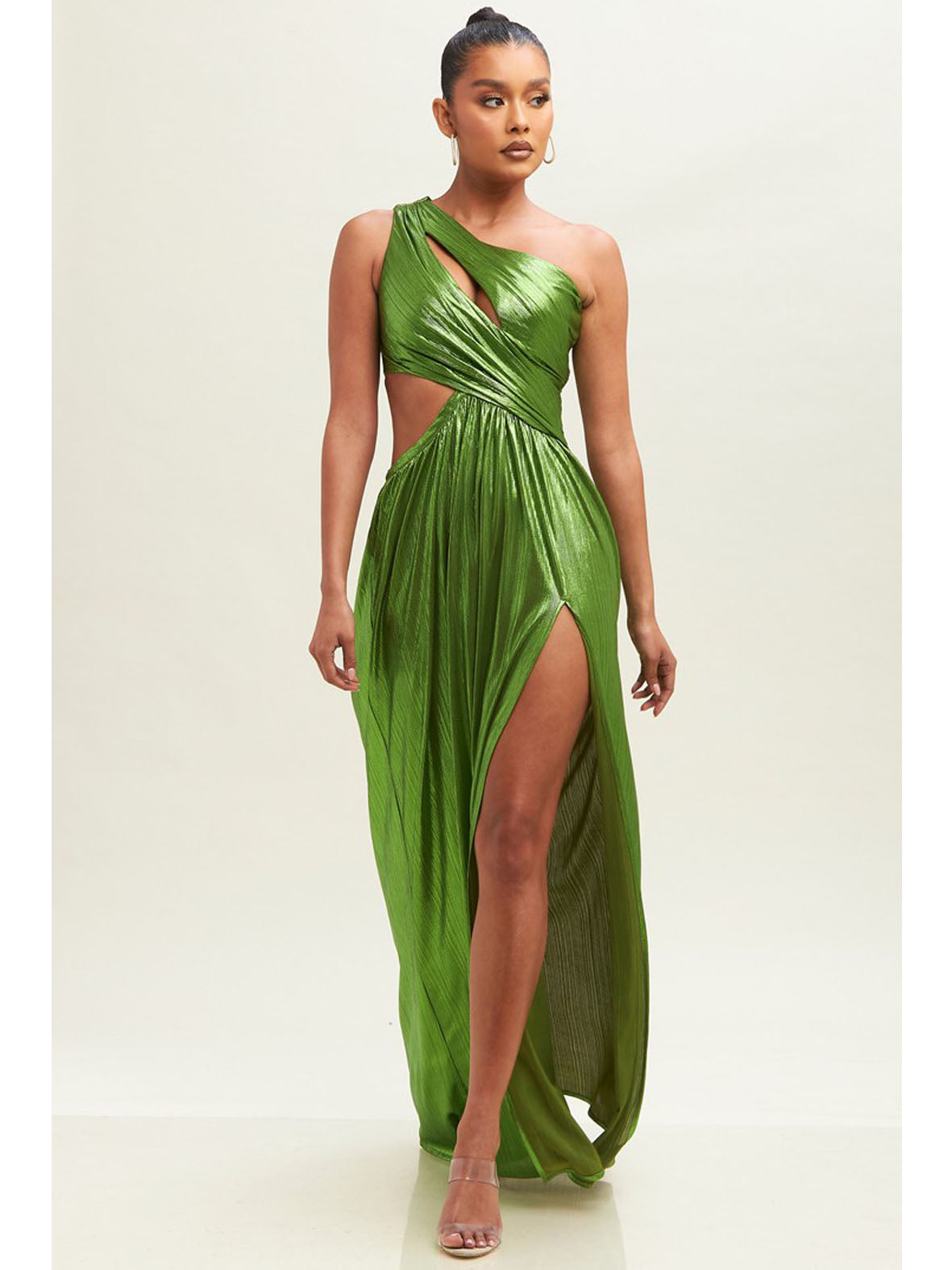 Vestido Metálico Verde