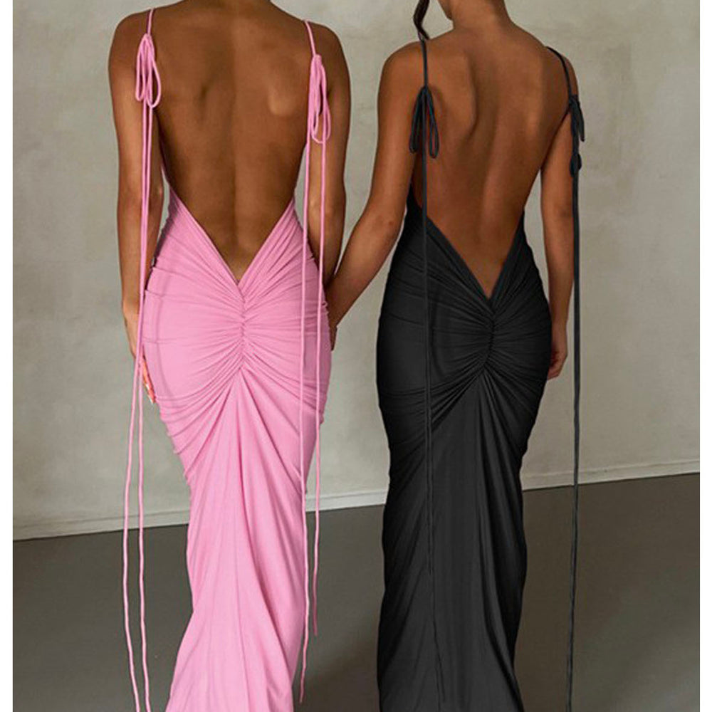 Vestido Backless Negro