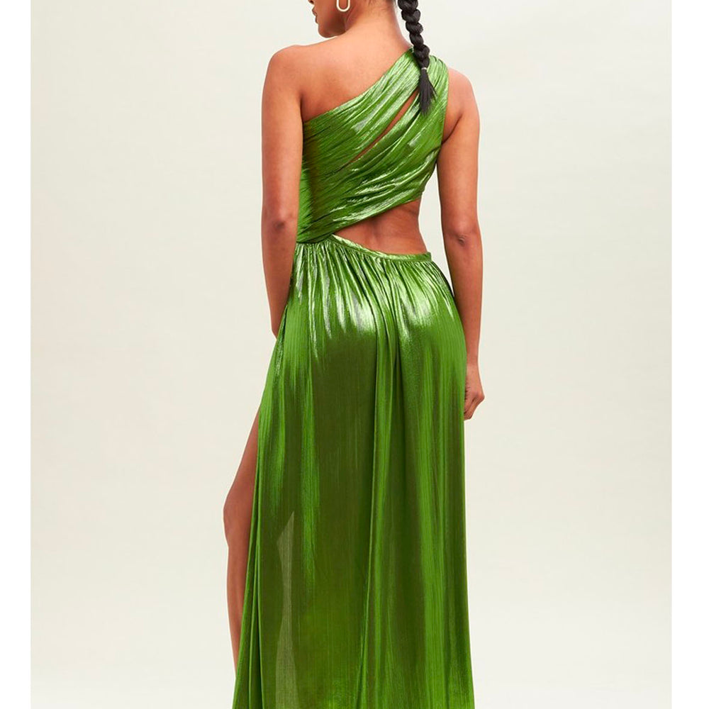 Vestido Metálico Verde