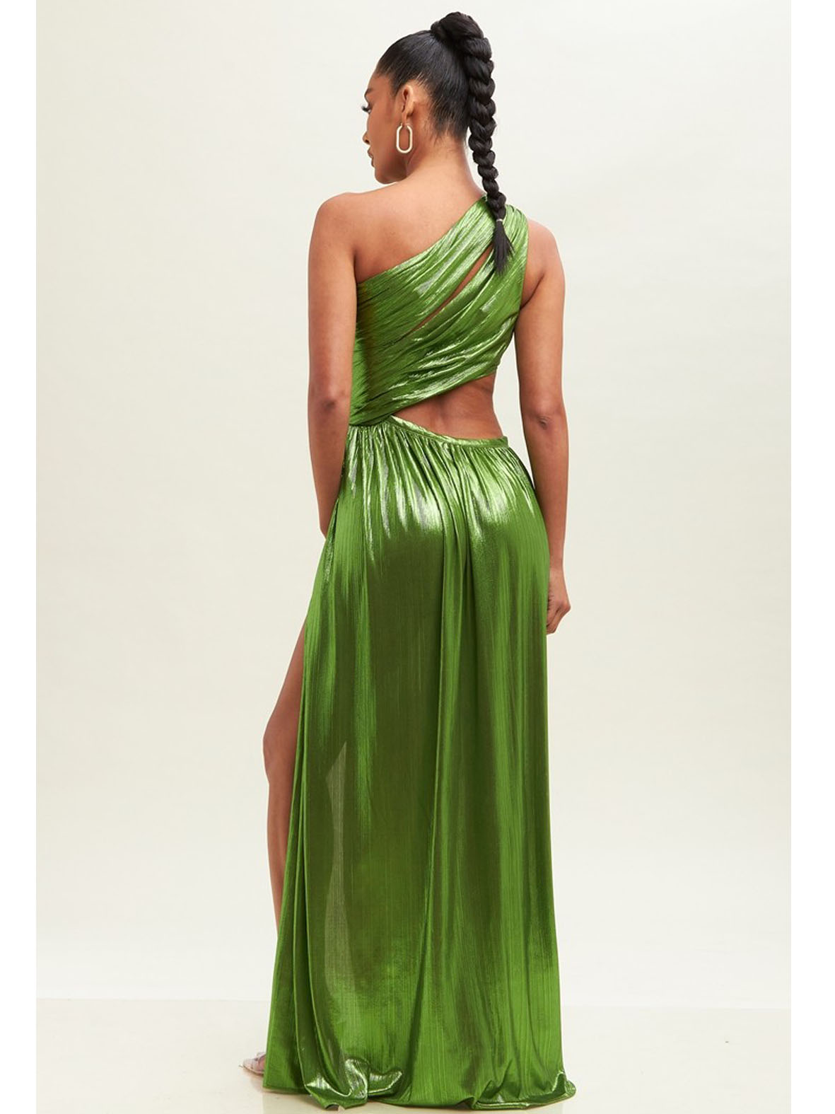 Vestido Metálico Verde