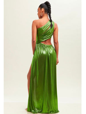 Vestido Metálico Verde