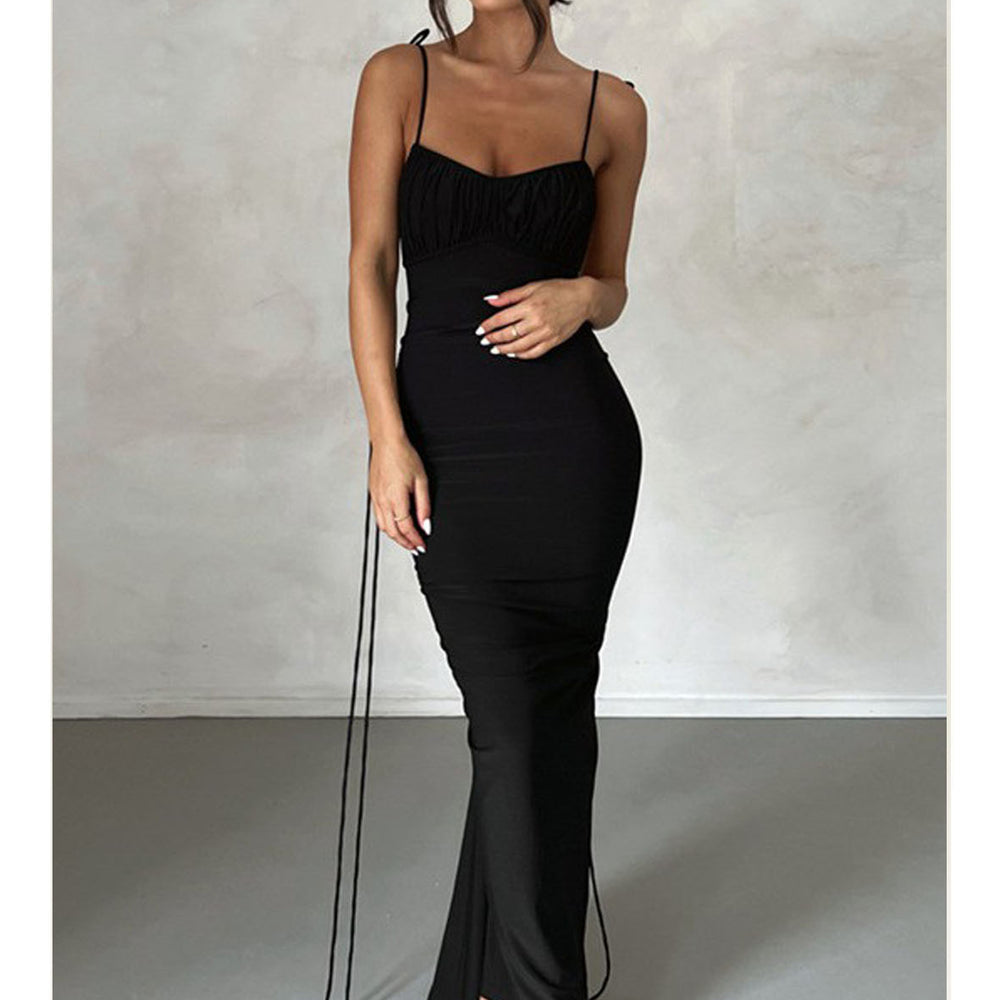 Vestido Backless Negro