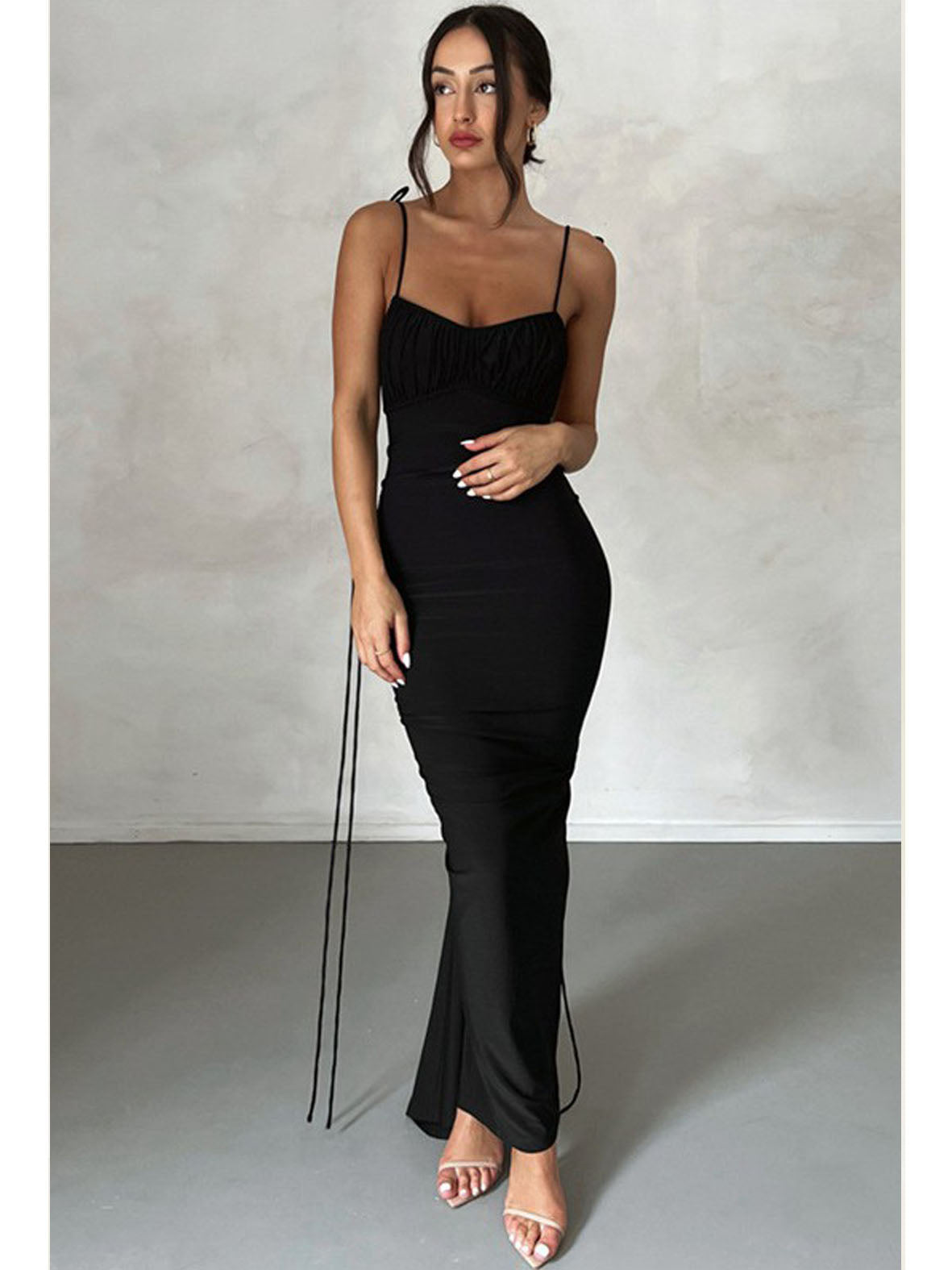 Vestido Backless Negro