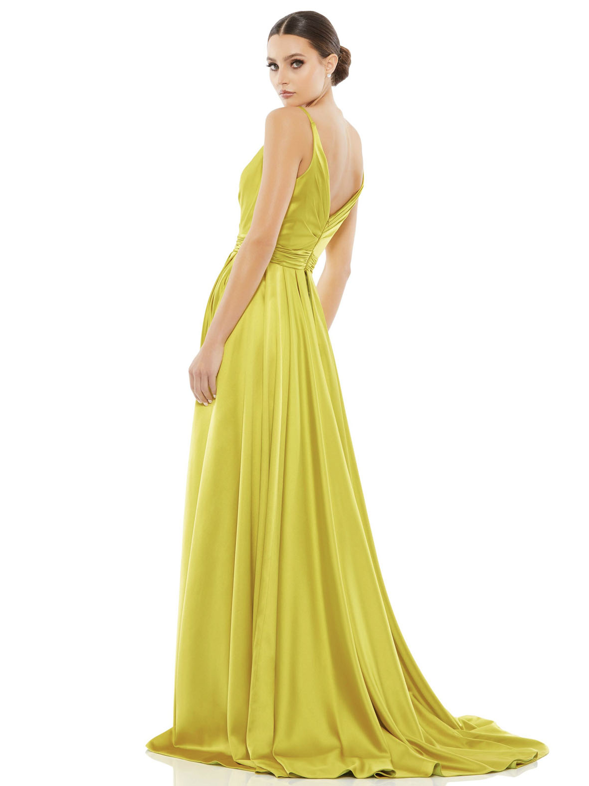 Vestido Satin Amarillo