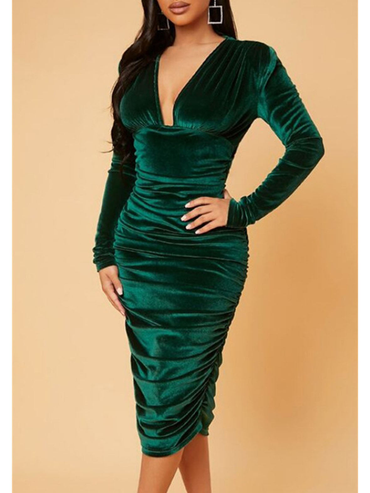 Vestido Velvet Verde